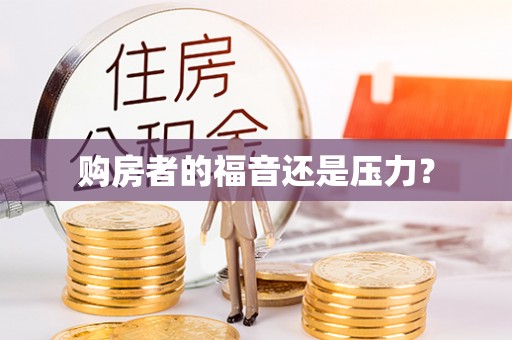 石首购房者的福音还是压力？