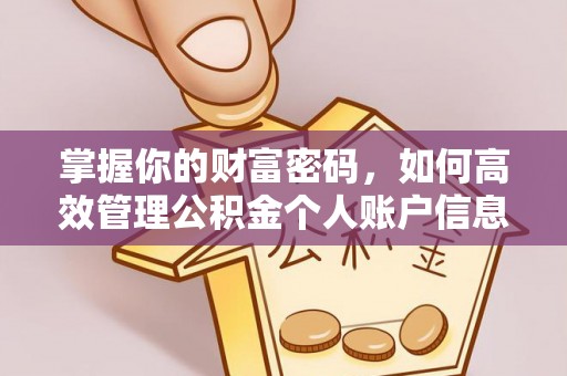 石首掌握你的财富密码，如何高效管理公积金个人账户信息