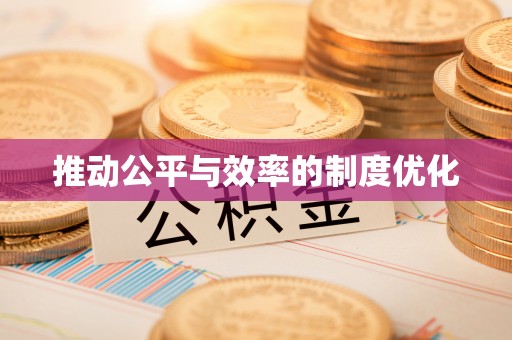 石首推动公平与效率的制度优化